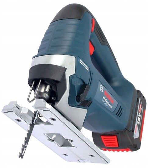 Лобзик аккумуляторный Bosch GST 185-LI, 18В, Акб 2х4Ач, 3500 об/мин, ход 26мм, кейс, 2кг