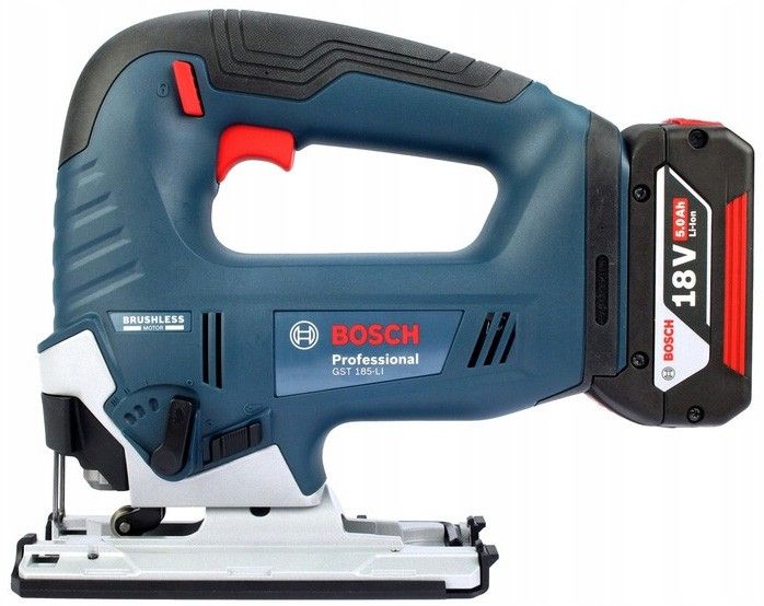 Лобзик акумуляторний Bosch Professional GST 185-LI 18В 1х4А·год 0-3500об/хв хід 26мм 2кг кейс