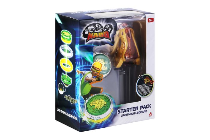 Дзиґа Infinity Nado VI Starter Pack Сліпучий Леопард (Lighting Leopard)