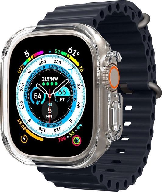 Чохол-накладка Spigen для Apple Watch Ultra (49mm), Ultra Hybrid, Crystal Clear