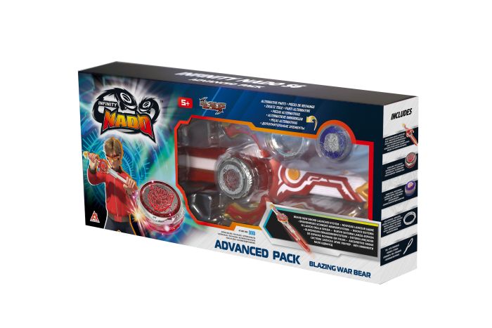 Волчок Infinity Nado VI Advanced Pack Пылающий Боевой медведь (Blazing War Bear)