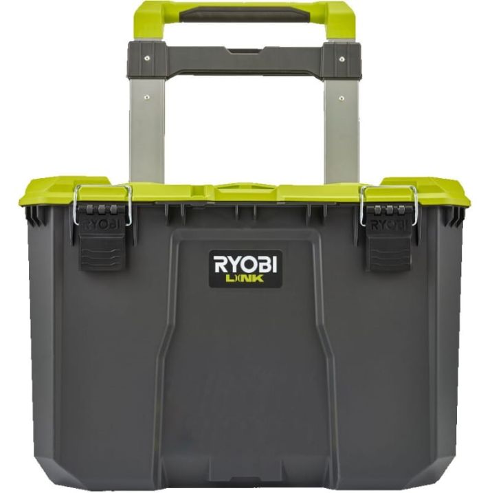 Ящик модульный для инструмента Ryobi Link RSL201, на колесиках, телескопическая ручка, 39х57х49.5см, пластик