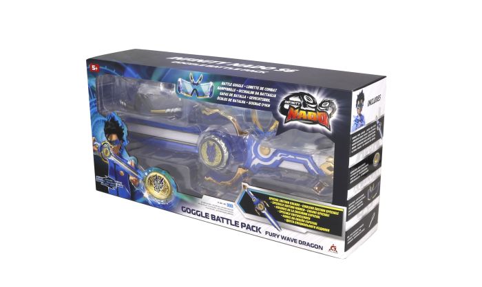 Набір Infinity Nado VI Goggle Battle Pack дзиґа та акс.