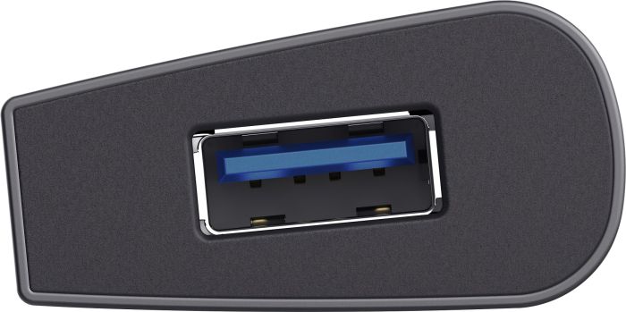 Хаб Trust Halyx 7-IN-1 USB-A > 7xUSB-А 3.2, Алюминий, 0.8м, Черный