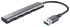 Хаб Trust Halyx USB-A > 4xUSB-А 3.2, Алюминий, 0.1м, Серый