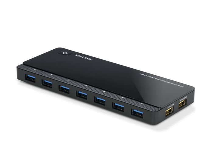 Хаб USB TP-LINK  USB-A > 7xUSB3.0/2xUSB3.0 (Швидка зарядка) TP-Link UH720