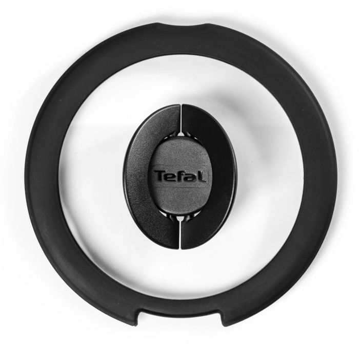 Крышка Tefal Ingenio 24см, стекло, силикон, прозрачно-черный