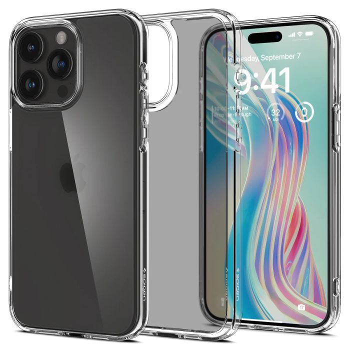 Чохол Spigen для iPhone 15 Pro, Ultra Hybrid, Frost Clear