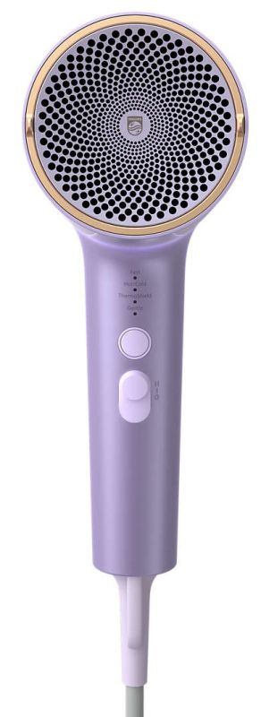 Фен Philips 7000 Series, 1800Вт, режимов-3, дифузор, иониз-я, хол. обдув, фиолетовый