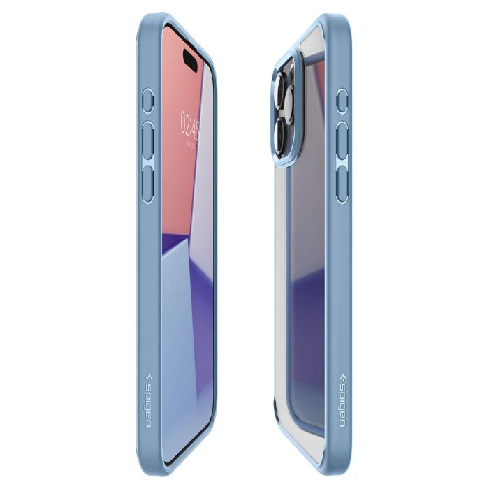 Чехол Spigen для iPhone 15 Pro Max, Ultra Hybrid, Sierra Blue