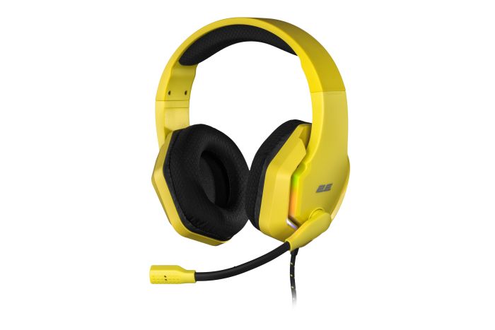 Гарнитура игровая 2E GAMING HG315, 7.1, USB-A, RGB, 2м, жёлтый