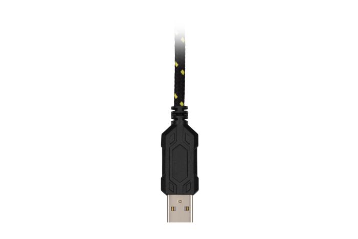 Гарнитура игровая 2E GAMING HG315, 7.1, USB-A, RGB, 2м, жёлтый
