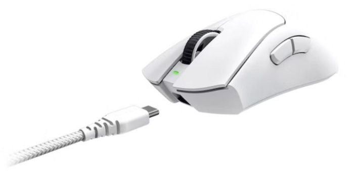 Мышь Razer Deathadder V3 Pro, USB-A/WL/BT, белый