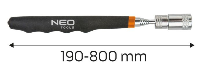 Магнитный захват Neo Tools телескопический, 90-800мм, грузоподъемность до 3.5кг