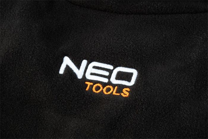 Кофта рабочая Neo Tools Outdoor, флисовая, 300г/м кв, на молнии, XXL(58), черный