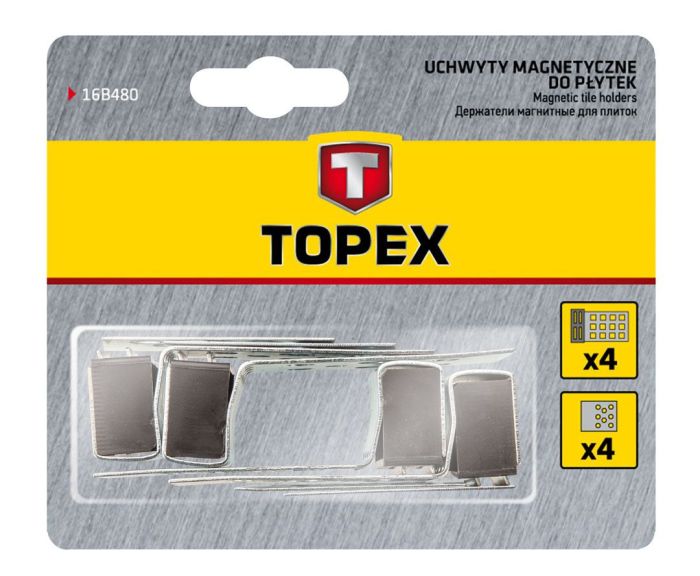Магниты для кафельной плитки TOPEX, 4шт