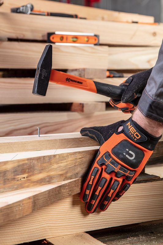 Молоток слесарный Neo Tools Extrem 500г 32.5cм рукоятка стекловолокно
