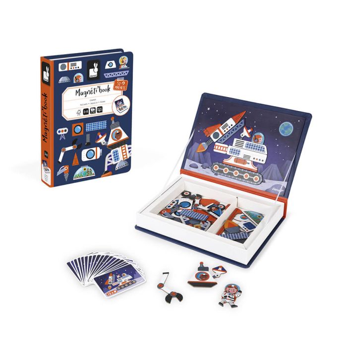 Магнитная книга Janod Космос 70эл