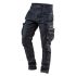 Штани робочі Neo Tools Denim, 98% бавовна та 2% еластан, L(52), синій темний
