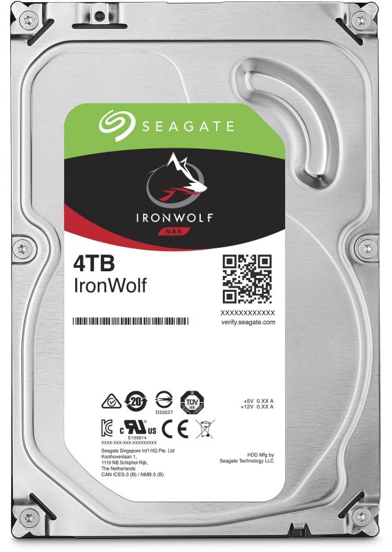 Жесткий диск Seagate  4TB 3.5" 5400 256MB SATA IronWolf