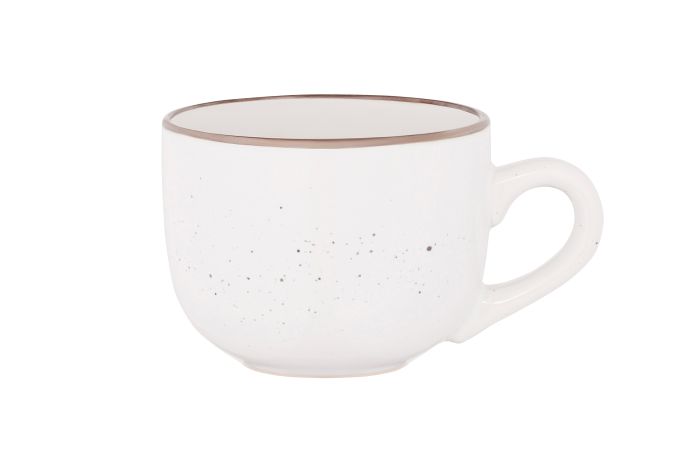 Чашка Ardesto Bagheria Bright white, 480мл, керамика, белый