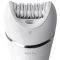 Эпилятор  Philips 8000 series дисковый, аккумуляторный, пинцет.-32, влаж.+сух., с подсветкой, насадок-2, белый