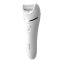 Эпилятор  Philips 8000 series дисковый, аккумуляторный, пинцет.-32, влаж.+сух., с подсветкой, насадок-2, белый