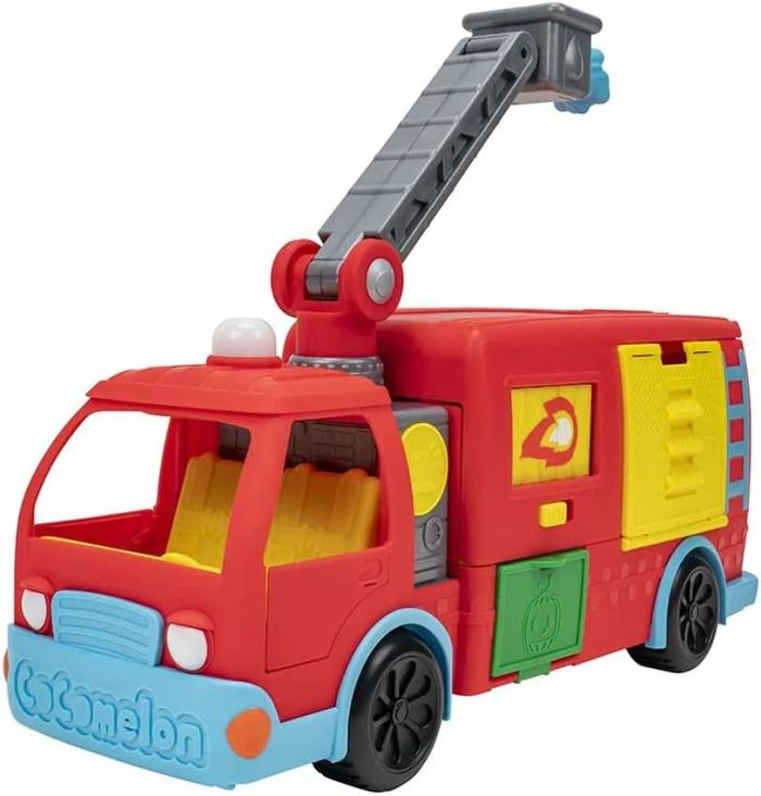 Игровой набор CoComelon Feature Vehicle Пожарная машина-трансформер с аксессуарами