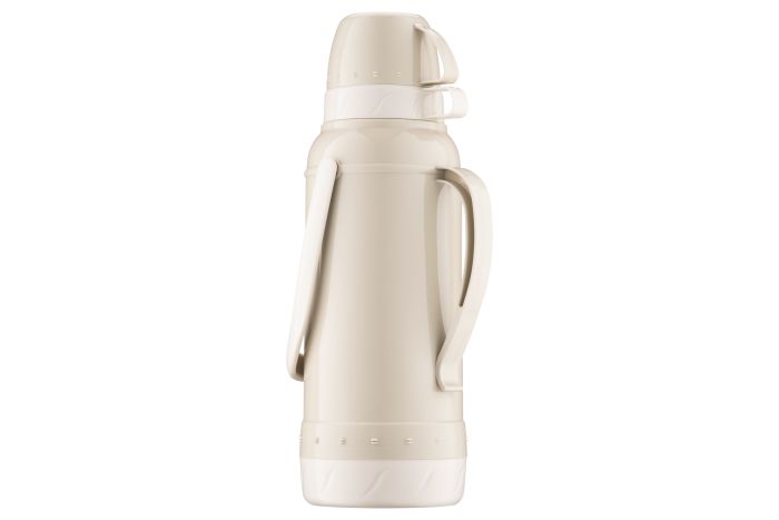 Термос Ardesto Gemini Gourmet, 2000мл, пластик, боросиликатное стекло, бежевый
