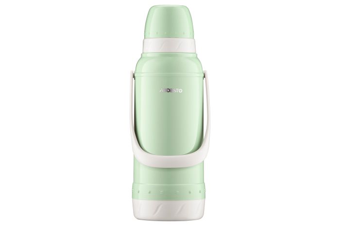 Термос Ardesto Gemini Gourmet, 2000мл, пластик, боросиликатное стекло, зеленый