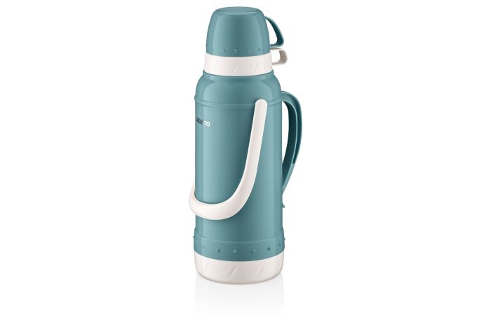Термос Ardesto Gemini Gourmet, 2000мл, пластик, боросиликатное стекло, синий