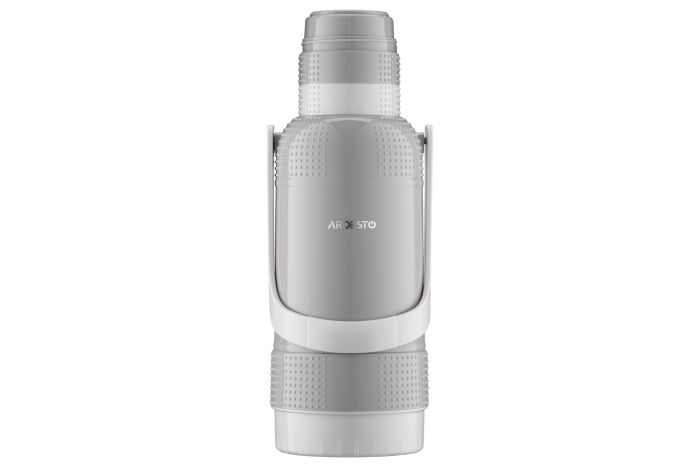 Термос Ardesto Gemini Gourmet, 3200мл, пластик, боросиликатное стекло, серый