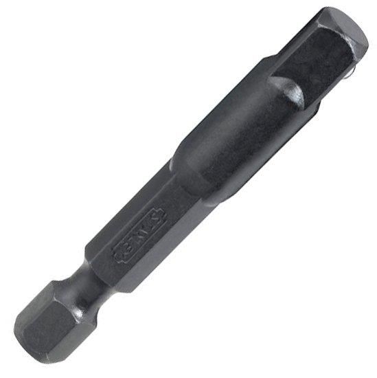 Перехідник Stanley Expert, 1/4" квадрат на шестигранник 1/4", 50мм