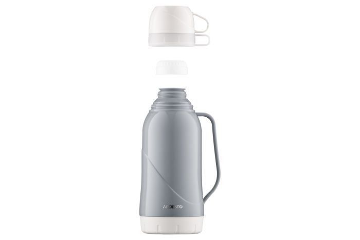 Термос Ardesto Gemini Gourmet, 1800мл, пластик, боросиликатное стекло, синий
