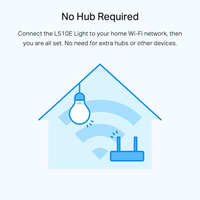 Умная диммируемая Wi-Fi лампа TP-LINK Tapo L510E 2 шт. N300