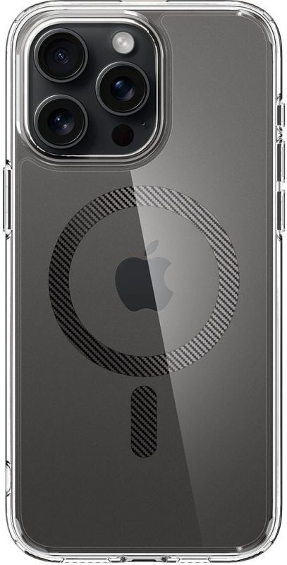Чехол Spigen для iPhone 15 Pro, Ultra Hybrid MagFit, Carbon Fiber