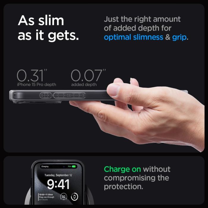 Чохол Spigen для iPhone 15 Pro, Ultra Hybrid MagFit, Zero One