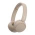 Наушники On-ear Sony WH-CH520 BT 5.2, SBC, AAC, Wireless, Mic, Бежевый