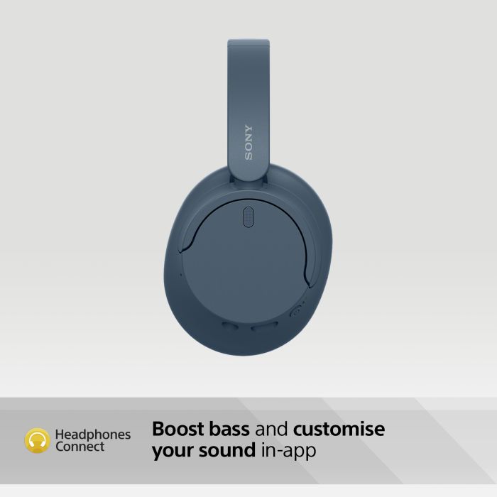Наушники Over-ear Sony WH-CH720N BT 5.2, ANC, SBC, AAC, Wireless, Mic, Синий