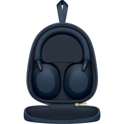 Наушники Over-ear Sony WH-1000XM5 BT 5.2, ANC, Hi-Res, AAC, LDAC, Wireless, Mic, Синий