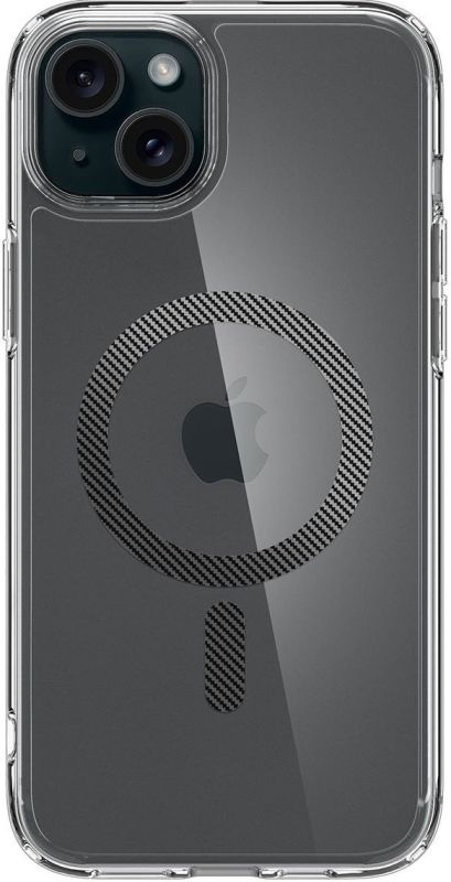 Чохол Spigen для iPhone 15, Ultra Hybrid MagFit, Carbon Fiber
