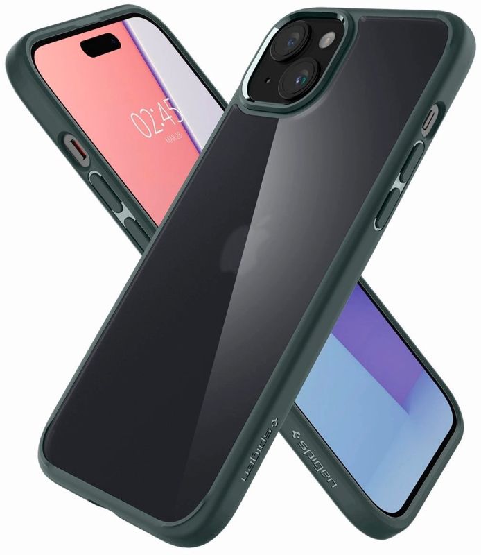 Чехол Spigen для iPhone 15, Ultra Hybrid, Frost Green