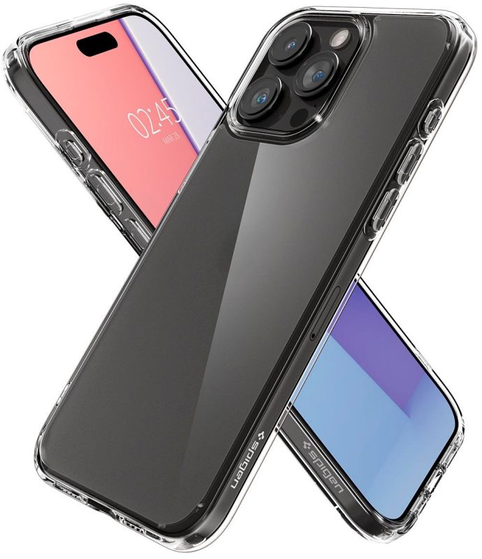 Чохол Spigen для iPhone 15 Pro Max, Ultra Hybrid, Frost Clear