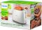 Тостер Philips Daily Collection 830Вт, пластик, білий