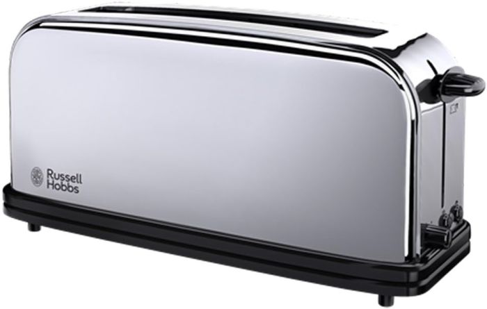 Тостер Russell Hobbs Chester 1000Вт, довгі слоти, метал, сріблястий