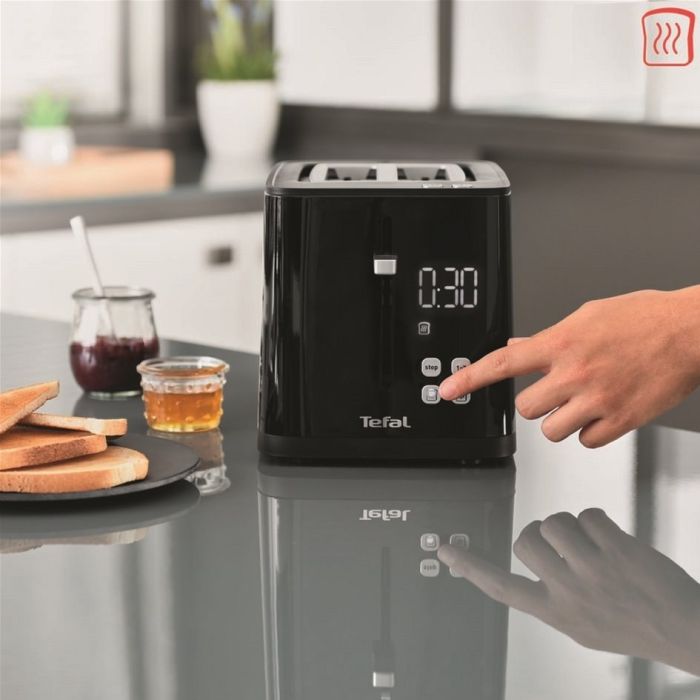 Тостер Tefal Digital 850Вт, LED дисплей, пластик, чорний