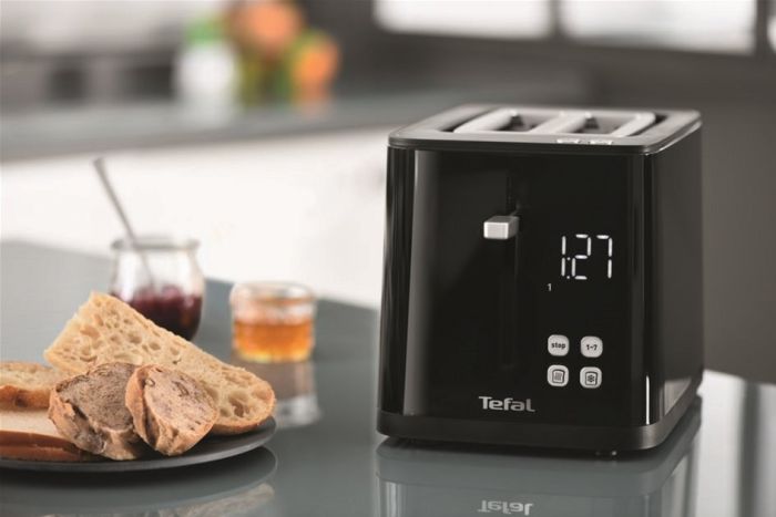 Тостер Tefal Digital 850Вт, LED дисплей, пластик, чорний