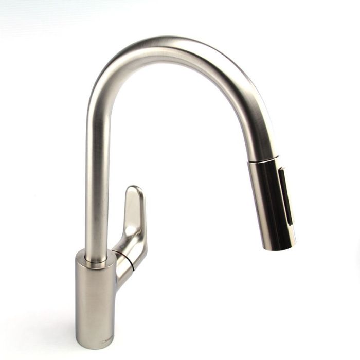 Набір для кухні Hansgrohe , гранітна мийка S520-F480 + зміш. Focus M41, сірий камінь-сталь