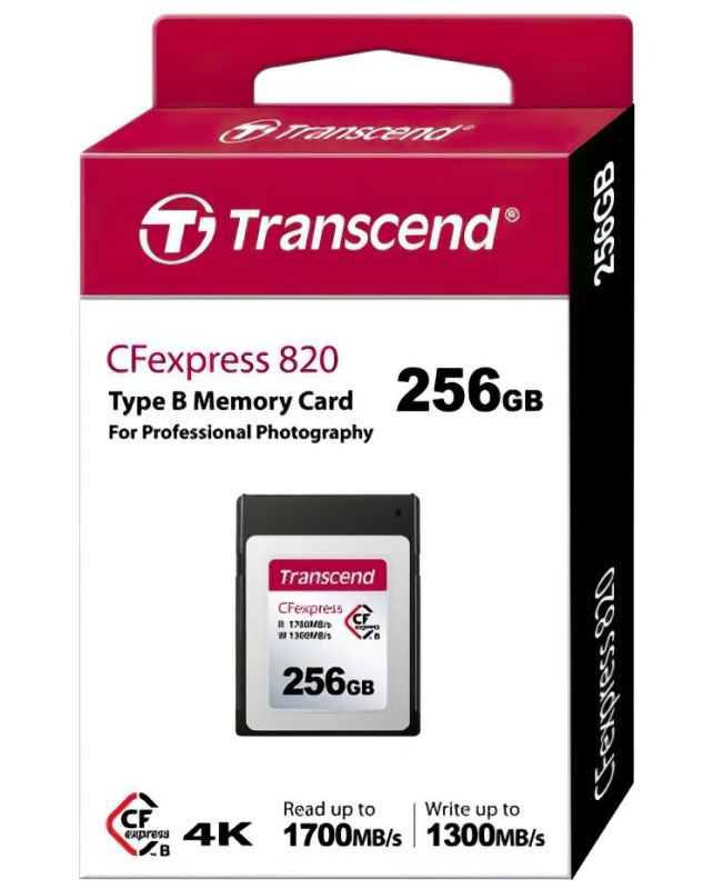 Карта памяти Transcend CFexpress 256GB Type B R1700/W1300MB/s