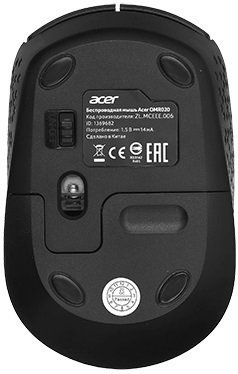 Мышь Acer OMR020, WL, чёрный